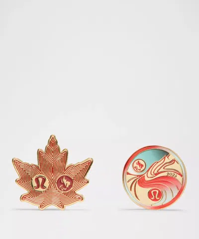 Lululemon Team Canada Collectible Pins 2 Pack