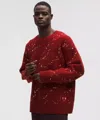Lululemon Team Canada Men's Alpaca-blend Jacquard Sweater In Red