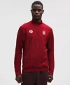Lululemon Team Canada Men's Engineered Warmth Half Zip In Red