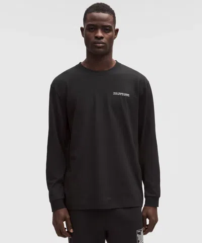 Lululemon Team Canada Men's Heavyweight Cotton Long-sleeve Shirt Coc Logo