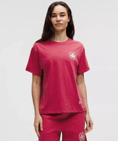 Lululemon Team Canada Women's Cotton Jersey Graphic T-shirt