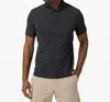 Lululemon Metal Vent Tech Polo Shirt In Black