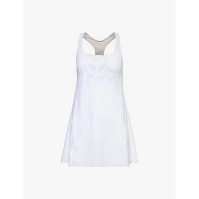 Lululemon Womens White Tennis Scoop-neck Stretch-woven Mini Dress