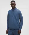 Lululemon Textured Double-knit Cotton Half Zip