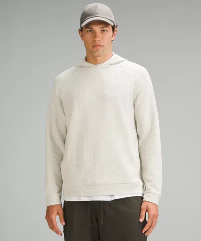 Lululemon Textured Double-knit Cotton Hoodie In Neutral