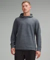 Lululemon Textured Double-knit Cotton Hoodie In Blue