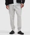 Lululemon Textured Double-knit Cotton Joggers Shorter In Gray