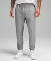 Lululemon Textured Double-knit Cotton Joggers Tall In Gray