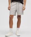 Lululemon Textured Double-knit Cotton Shorts 7" In Gray