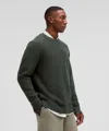 Lululemon Textured Knit Crewneck Sweater In Black