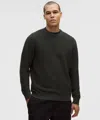 Lululemon Textured Knit Crewneck Sweater In Black