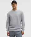 Lululemon Textured Knit Crewneck Sweater In Gray
