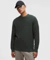 Lululemon Textured Knit Crewneck Sweater In Green