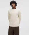 Lululemon Textured Knit Crewneck Sweater In White