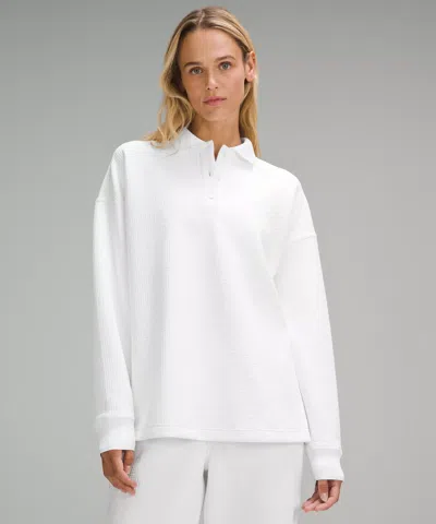 Lululemon Textured Long-sleeve Polo Shirt