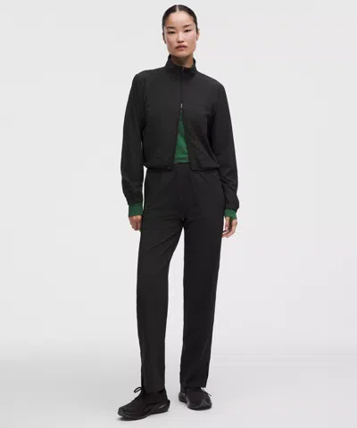Lululemon Textured Mesh High-rise Running Pant In Black