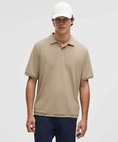 Lululemon Textured Mesh Short-sleeve Polo Shirt