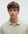 Lululemon Textured Mesh Short-sleeve Polo Shirt