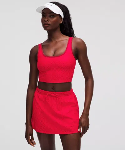Lululemon Textured Mesh Tennis Tank Top