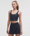 Lululemon Textured Mesh Tennis Tank Top