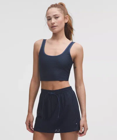 Lululemon Textured Mesh Tennis Tank Top