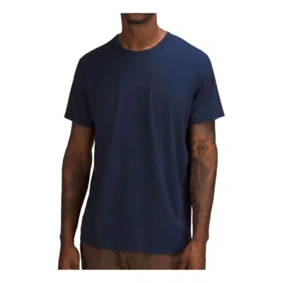 Lululemon The Fundamental T-shirt 'nautical Navy' In Blue