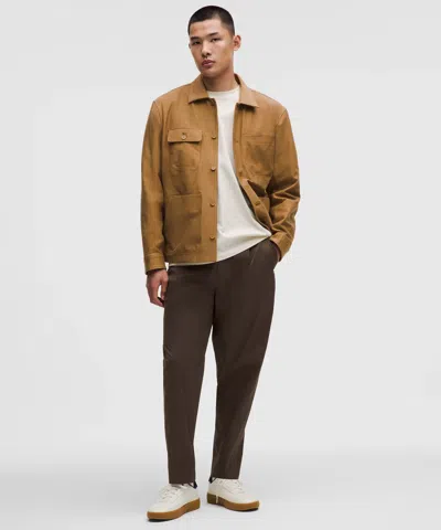 Lululemon The Norm Pleated Trouser In Brown