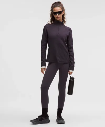 Lululemon Thermal High-rise Running Tight 25" In Brown