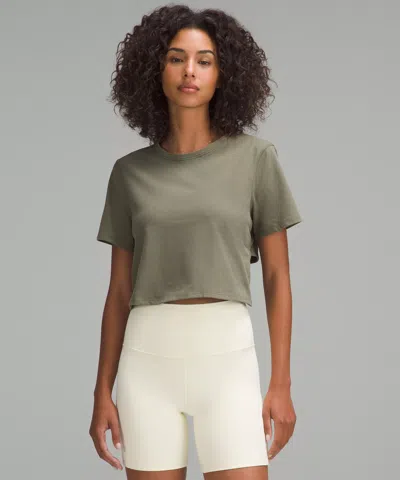 Lululemon Tie-hem Heavyweight Cotton T-shirt