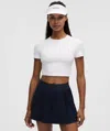 Lululemon Tight-fit Cropped Shelf-bra T-shirt Medium Support, B/c Cup