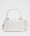Lululemon Top-handle Leather Alternative Xl Belt Bag 2l