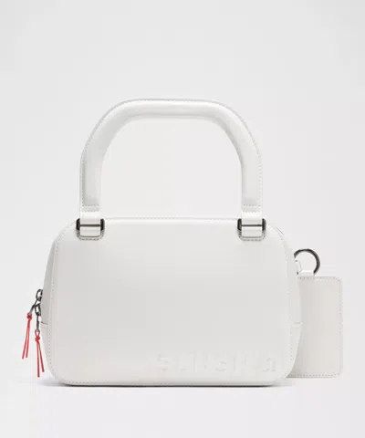Lululemon Top-handle Leather Alternative Xl Belt Bag 2l
