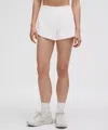Lululemon Track That High-rise Lined Shorts 3" In White