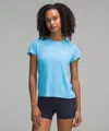 Lululemon Train To Be Short-sleeve Shirt In Blue