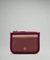 Lululemon True Identity Card Case In Burgundy