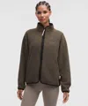 Lululemon Tumbled Fleece Full-zip Jacket In Green