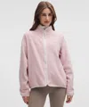 Lululemon Tumbled Fleece Full-zip Jacket In Pink