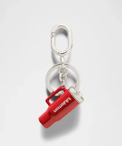 Lululemon Tumbler Charm Keychain
