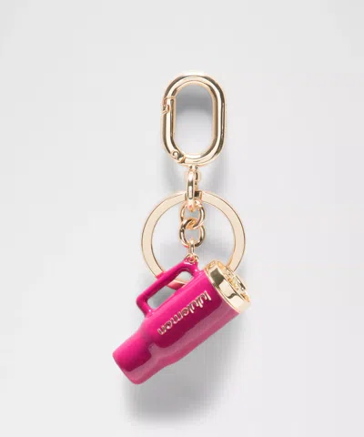 Lululemon Tumbler Charm Keychain In Multi