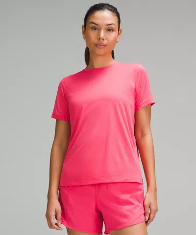 Lululemon Ultralight Hip-length T-shirt In Pink