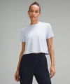 Lululemon Ultralight Waist-length T-shirt In White