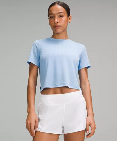 Lululemon Ultralight Waist-length T-shirt In Blue