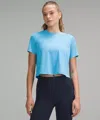 Lululemon Ultralight Waist-length T-shirt In Blue