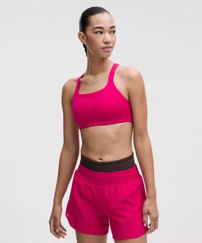 Lululemon Ultralu Square-neck Workout Bra Medium Support, B/c Cup
