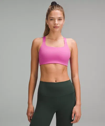 Lululemon Ultralu Square-neck Workout Bra Medium Support, B/c Cup