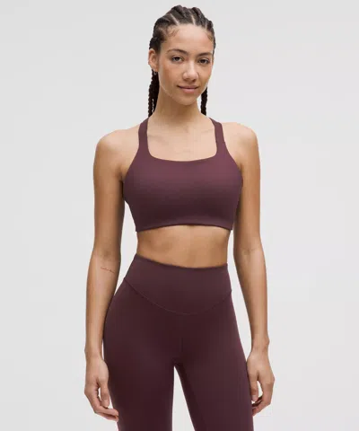 Lululemon Ultralu Square-neck Workout Bra Medium Support, D/dd Cup