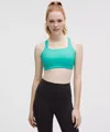Lululemon Ultralu Square-neck Workout Bra Medium Support, D/dd Cup