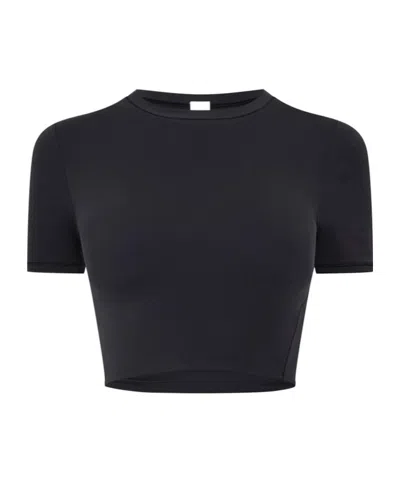 Lululemon Ultra-soft Nulu Crop Top In Black