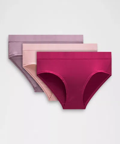 Lululemon Underease High-rise Bikini Underwear 3 Pack