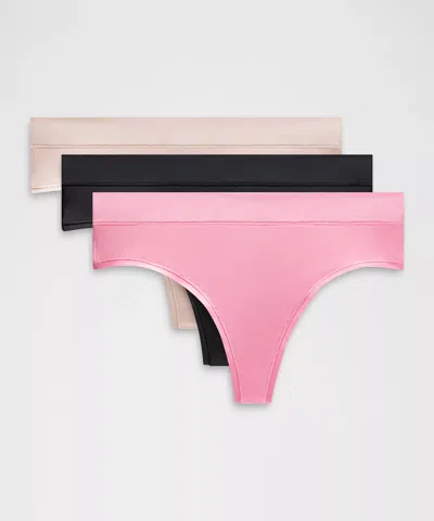 Lululemon Underease High-rise Thong Underwear In Pink